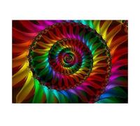 1000 Pièces Mini Puzzle Motif Spirale pour Adultes | 70x50cm Carton Décoration Bureau Coupe Précise Cadeau Anniversaire Détente