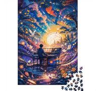1000 Pièces Mini Puzzle Piano Forêt pour Adultes
