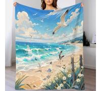 1000 Pièces Mini Puzzle Plage Mouette pour Adultes | 70x50cm Carton Décoration Salon Coupe Précise Cadeau Anniversaire Détente