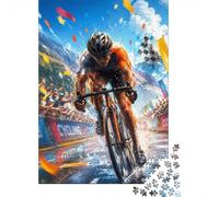 1000 Pièces Mini Puzzle pour Adultes Bicycle Race Idée Cadeau