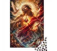 1000 Pièces Mini Puzzle pour Adultes Lion Art Abstrait Idée Cadeau | 38x26cm Carton Amateurs De Puzzles Détente Du Mental Assemblage De Puzzle Cadeau De Rassemblement Décor Salon