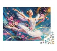 1000 Pièces Mini Puzzle pour Famille Ballet Fleur Aile Détente | 70x50cm Papier Amateurs D'art Puzzle Assemblage Surface Lisse Décoration Maison