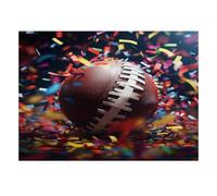 1000 Pièces Mini Puzzle pour Famille Football Confettis Célébration Papier | 52x38cm Décoration Salon Cadeau Ami Détente Esprit Finition Parfaite