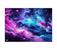1000 Pièces Mini Puzzle pour Famille Galaxie Espace Nébuleuse Papier | 38x26cm Décoration Maison Découpe Précise Cadeau Anniversaire Relaxation