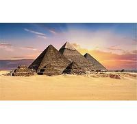 1000 Pièces Mini Puzzle - Puzzles pour Adultes - Puzzles pour Enfants Puzzles en Bois Jeux Pyramides et déserts Puzzles 1000 Pièces Mini pour Adultes Enfants-38x26cm(14.96x10.24inch)