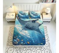 1000 Pièces Mini Puzzle Raie Manta pour Adultes | 70x50cm Carton Décoration Chambre Coupe Précise Détente Familiale