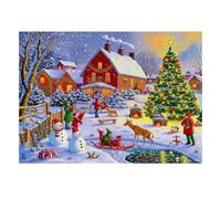 1000 Pièces Mini Puzzle Scène Hivernale pour Adultes | 70x50cm Carton Décoration Salon Coupe Précise Cadeau Anniversaire Détente