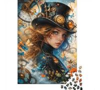 1000 Pièces Mini Puzzle Steampunk Horloge Papillon pour Adultes