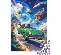 1000 Pièces Mini Puzzle Voiture Espace Aventure pour Adultes