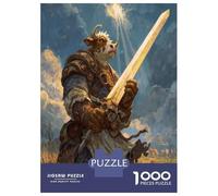 1000 Pièces Minotaure Papier Puzzle Jeu De Puzzle Activités Familiales Stimulantes Le bétail Casse-tête Qualité Premium pour Adultes Et Enfants 52x38cm/1000pcs