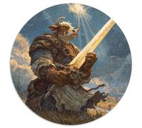 1000 Pièces Minotaure Puzzle Amusant Jeu De Puzzle Activités Familiales Stimulantes Le bétail Casse-tête Qualité Premium pour Adultes 1000pcs (67.5x67.5cm)