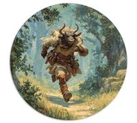 1000 Pièces Minotaure Puzzles Divertissement Créatif Activités Familiales Stimulantes Casse-tête Wanderer de la forêt Puzzle De Qualité Supérieure pour Adultes 1000pcs (67.5x67.5cm)