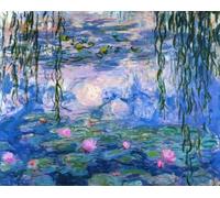 1000 Pièces - Monet Classic Art Oil Paintings Posters - Art Puzzle - Jouet Puzzle Amusant pour Adultes sur La Maladie D'Alzheimer - Jeux De Réduction du Stress en Famille Zx85Ap