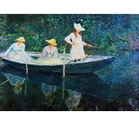 1000 Pièces - Monet Classic Art Oil Paintings Posters - Art Puzzle - Jouet Puzzle Amusant pour Adultes sur La Maladie D'Alzheimer - Jeux De Réduction du Stress en Famille Zx86Ap