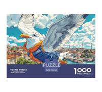 1000 Pièces Mouette Puzzle Amusant Divertissement Créatif Pièces Parfaitement Assorties Goyente Casse-tête Qualité Premium pour Adultes 70x50cm/1000pcs