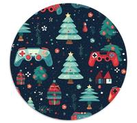 1000 Pièces Noël Trees Jeux Controller Puzzles Jeu De Société Adulte Jeupad Casse-tête Activités Familiales Stimulantes Qualité Premium pour Adultes 1000pcs (67.5x67.5cm)