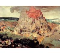 1000 Pieces Peinture À l'huile Abstraite De Paysage De La Tour De Babel Jeux pour Adultes Puzzles pour Adolescents Jouets en Bois Cadeaux De Noël Créatifs