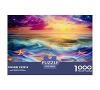 1000 Pièces Plage rêve Puzzles Divertissement Créatif Pièces Parfaitement Assorties côte sableuse Casse-tête Qualité Premium pour Adultes 38x26cm/1000pcs