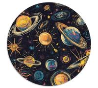 1000 Pièces planètes cosmiques Puzzles Jeu De Puzzle Activités Familiales Stimulantes Casse-tête exoplanètes Puzzle De Qualité Supérieure pour Adultes 1000pcs (67.5x67.5cm)