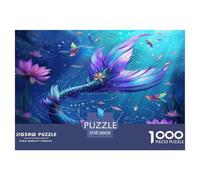 1000 Pièces Poissons Puzzles Divertissement Créatif Activités Familiales Stimulantes Casse-tête Sea Animauxs Puzzle De Qualité Supérieure pour Adultes 38x26cm/1000pcs