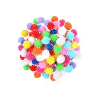 1000 Pièces Pompons, 15mm Multicolores Craft Petit Pompons, Décoration Pompoms, Pompons Artisanale, Pompons Colorés Petits Pompons, Multicolores Craft Petit Pompons, Pompons Artisanale Moelleux