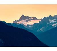 1000 Pièces Puzzle Adulte - Aide à la Relaxation - Montagnes Sommets Ciel 75x50cm