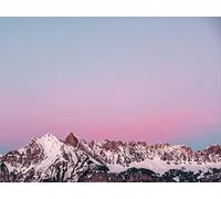 1000 Pièces Puzzle Adulte - Aide à la Relaxation - Montagnes Sommets enneiges 75x50cm