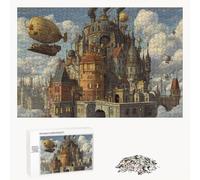 1000 Pièces Puzzle Adulte - Fabrication en Bois Robuste (Pièces Standards) - Rêve & Architecture - 75 x 50 cm - Décoration Murale et Détente - Article de Loisir Créatif pour Les 14 Ans et Plus P3#480