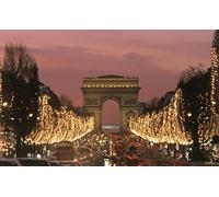 1000 Pieces Puzzle Art Les Champs-Elysées à Paris 75 * 50Cm