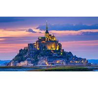 1000 Pieces Puzzle Art Mont Saint Michel, Normandie, France 75 * 50Cm