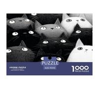 1000 Pièces Puzzle Beaucoup de Chats - Animal de Compagnie Cat Adultes & Enfants ≥8ans Jeu Familial 70x50cm/1000pcs