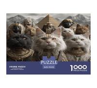 1000 Pièces Puzzle Beaucoup de Chats - Animal de Compagnie Cat Casse-tête Coloré Décoration Artistic 70x50cm/1000pcs