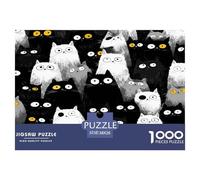 1000 Pièces Puzzle Beaucoup de Chats - Animal de Compagnie Cat Jeu Éducatif Défi Casse-tête Classique Adultes Enfants 38x26cm/1000pcs