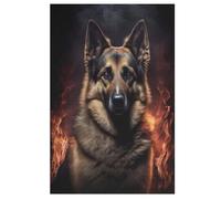 1000 Pièces Puzzle Berger Allemand pour Adultes Et Adolescents Puzzles sur Planche De Bois Cadeau pour Adultes Et Enffourmis 78×53cm