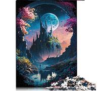1000 Pièces Puzzle Château Puzzles pour Adultes Puzzles en Carton Jeu Difficile (Taille 26x38cm)