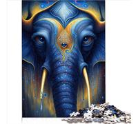 1000 Pieces Puzzle Elephant Sorcery Easy Adult Jigsaw Puzzles Premium 100% Recycled Board for Adults Puzzle Gifts Family Game for Adults and Kids 1000pcs(26x38cm)