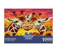 1000 Pièces Puzzle Giraffe - Animaux Casse-tête Coloré Décoration Artistic 38x26cm/1000pcs