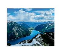 1000 Pièces Puzzle, Image De Puzzle en Papier pour Adultes，Chemin de Haute Altitude au-Dessus du lac Achensee，Jeux De Jouets Décontractés pour Adultes Et Adolescents Très Difficiles（38x26cm）-BB29