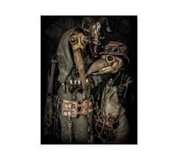 1000 Pièces Puzzle, Image De Puzzle en Papier pour Adultes，Docteurs de peste Steampunk，Jeux De Jouets Décontractés pour Adultes Et Adolescents Très Difficiles（50x70cm）-AD65