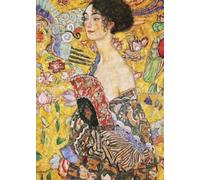 1000 Pieces Puzzle La Dame À L'Éventail De Gustav Klimt Puzzles d'art pour Adultes