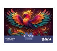 1000 Pièces Puzzle Phoenix - Phoenix Mythique Casse-tête Classique Adultes & Enfants ≥8ans 70x50cm/1000pcs