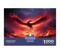 1000 Pièces Puzzle Phoenix - Phoenix Mythique Jeu Familial Cadeau Famille & Amis 70x50cm/1000pcs