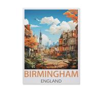 1000 Pièces Puzzle pour Adultes，Birmingham Angleterre，1000 Pièces Puzzle Éducatif Intellectuel Décompression Amusant Jeu De Famille（50x70cm）-FM80