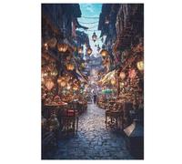 1000 Pièces Puzzle Style Japonais pour Adultes Et Adolescents Enfants Puzzles sur Planche De Bois Cadeau （78×53cm）