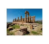 1000 Pièces Puzzle，Temple d’Héra dans la vallée des Temples à Agrigente，Jouets De Décompression Éducatifs Et Intellectuels, Jeux Familiaux Amusants pour Enfants（50x70cm）-AS77