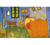 1000 Pieces Puzzle Van Gogh La Chambre De Vincent À Arles Série De Tableaux Célèbres Puzzles De Qualité pour Adultes Et Adolescents Jouets De Divertissement en Bois