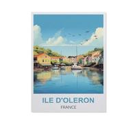 1000 Pièces Puzzles Adultes Adolescents Enfants Education，Île d'Oléron, France，Unique Parfaitement Classique Éducation Super Hard Anniversaire Cadeau（38x26cm）-EM66