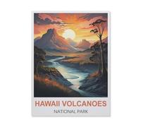 1000 Pièces Puzzles Adultes Adolescents Enfants Education，Parc National des Volcans d'Hawaï，Unique Parfaitement Classique Éducation Super Hard Anniversaire Cadeau（50x70cm）-IB57