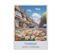 1000 Pièces Puzzles Adultes Adolescents Enfants Education，Thirsk North Yorkshire，Unique Parfaitement Classique Éducation Super Hard Anniversaire Cadeau（75x50cm）-ER96