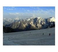 1000 Pièces Puzzles Classiques pour Adultes et Enfants-Montagnes,Désert,Neige,Grimpeurs,Descente 70x50cm